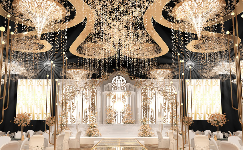 云和花木兰喜事汇金色大厅效果展示